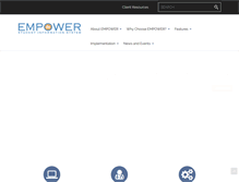 Tablet Screenshot of empowersis.com
